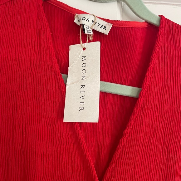 Never before worn red cocktail wrap dress - Picture 2 of 4